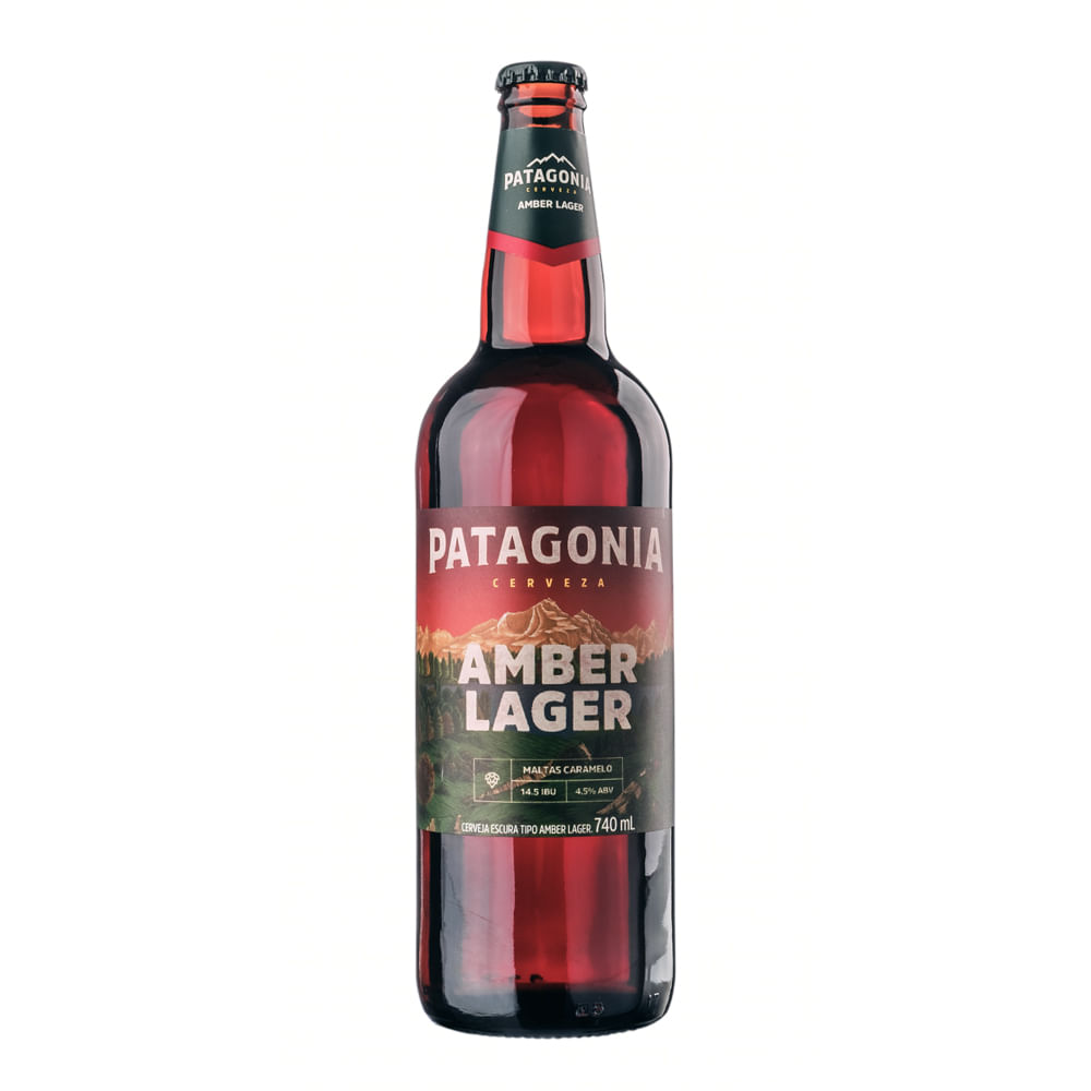 Cerveja Patagonia Amber Lager Garrafa 740ml