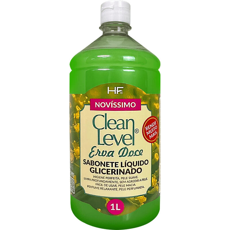 Sabonete Líquido Clean Level Erva doce 1L