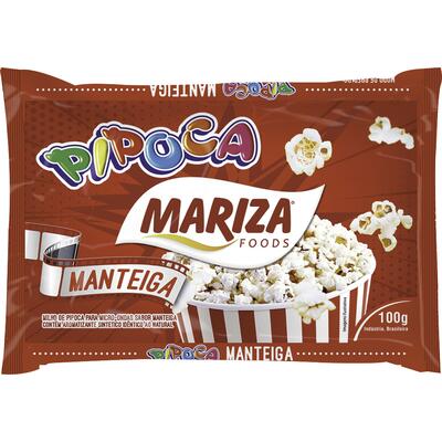 Milho para Pipoca de Micro-ondas Mariza Manteiga 100g