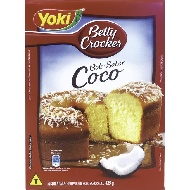 Mistura para Bolo Betty Crocker Coco 425g