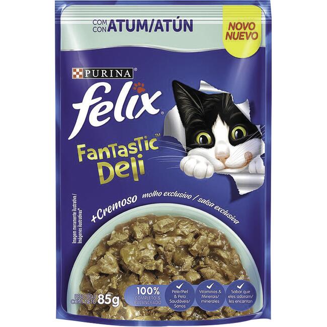 Alimento para Gatos Deli Felix Atum 85g