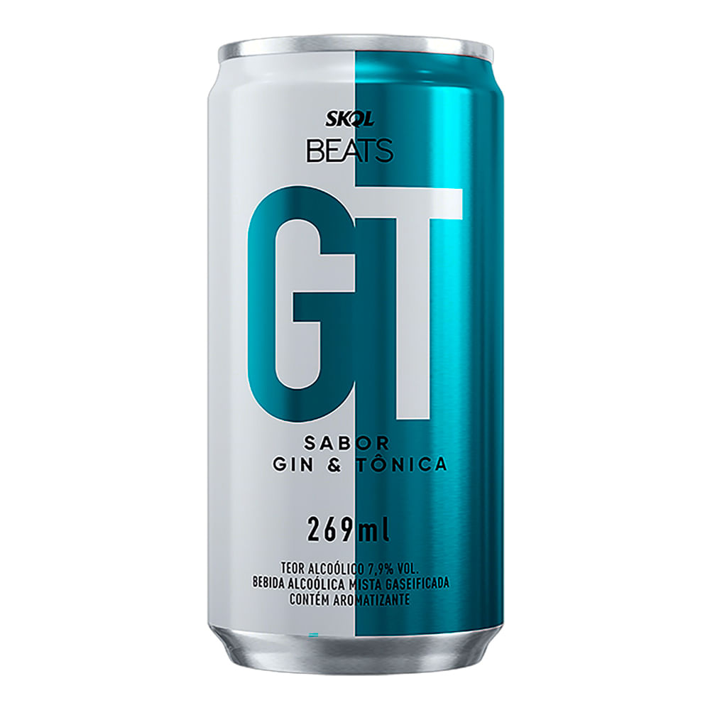 Drink Pronto Beats Drinks GT Sabor Gin&Tônica 269ml Lata
