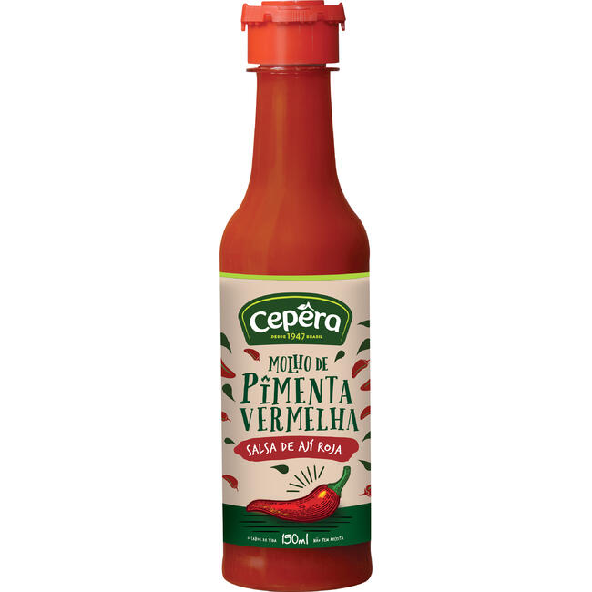 Molho de Pimenta Cepêra Vermelha 150ml