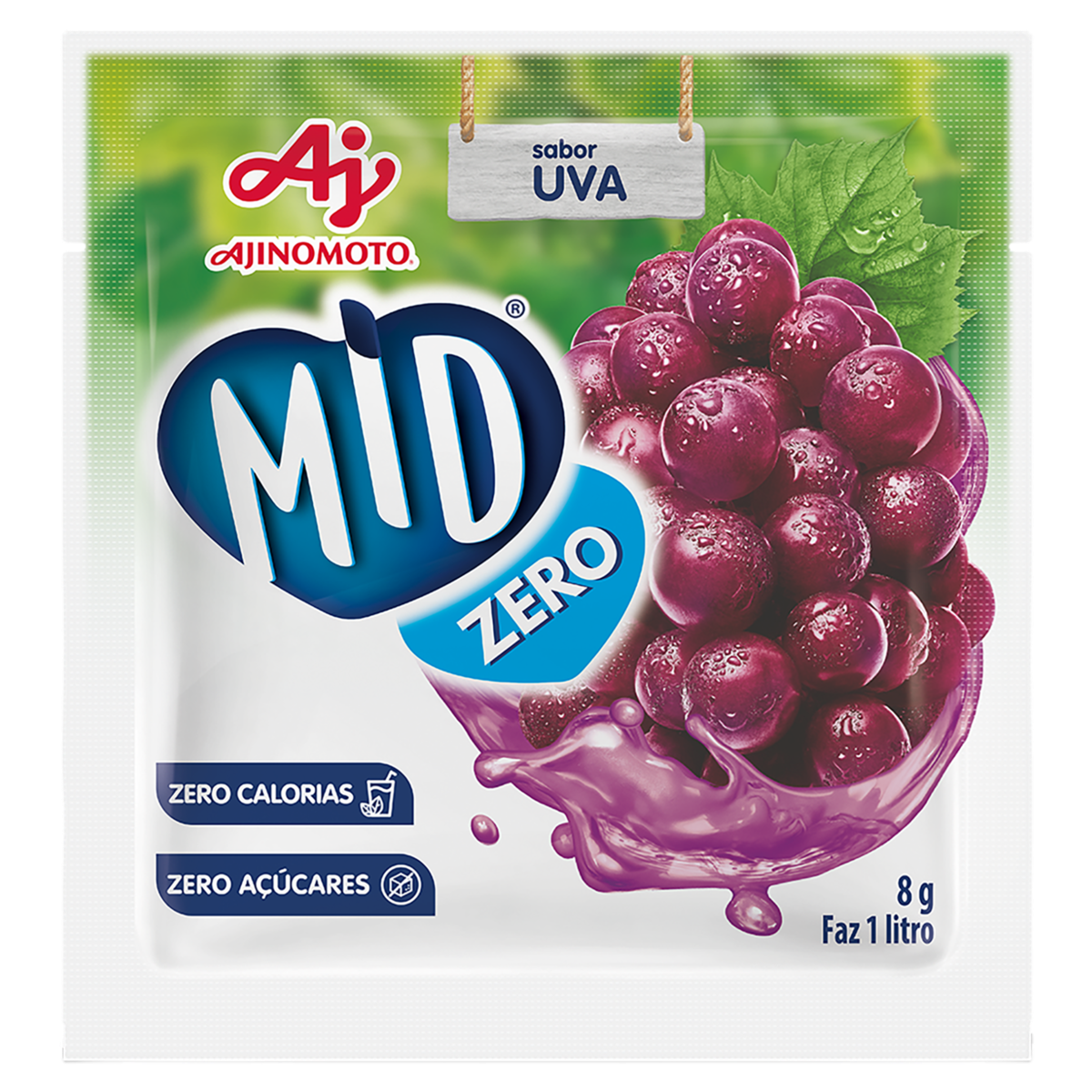 Refresco em pó Fit Uva 8g