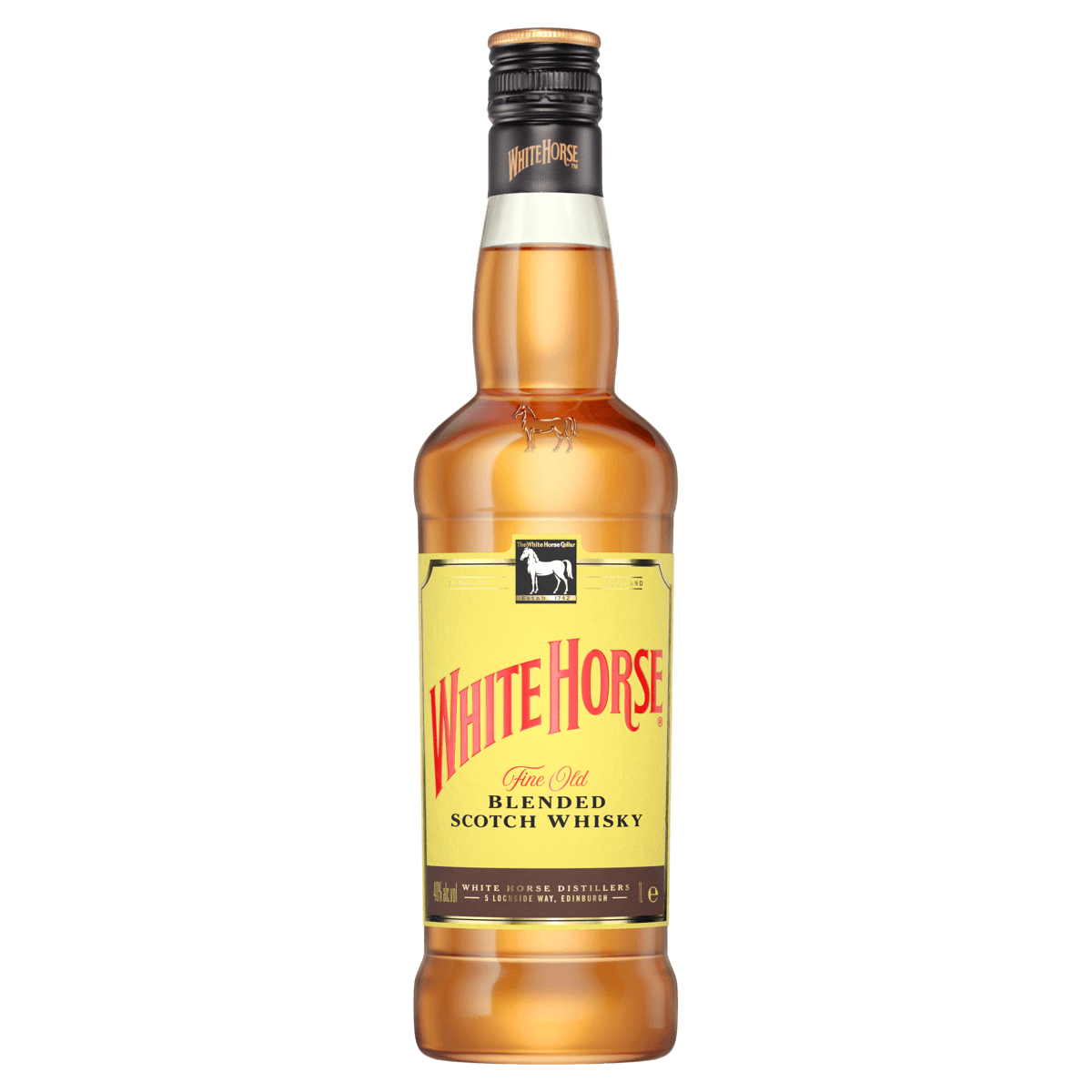 Whisky Escocês Blended Fine Old White Horse Garrafa 1l