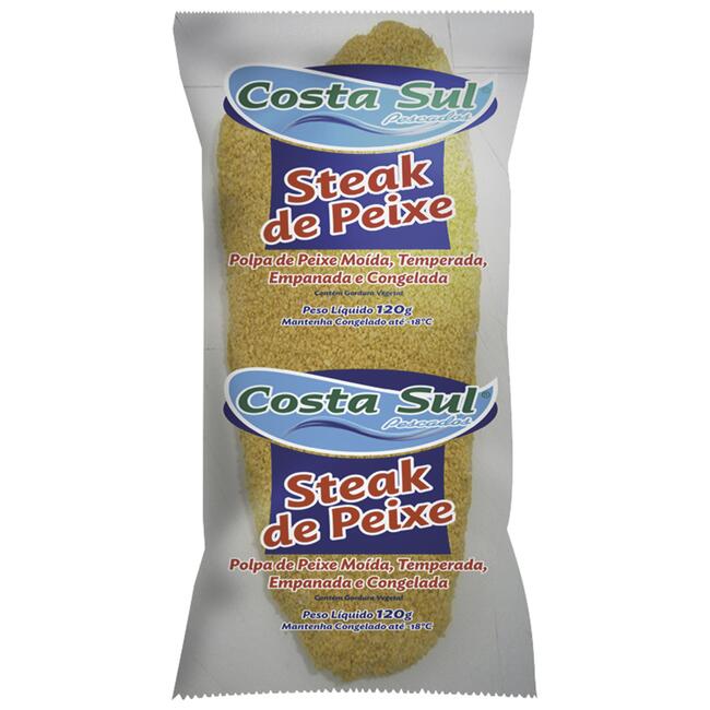Steak de Peixe Costa Sul Congelado 120g