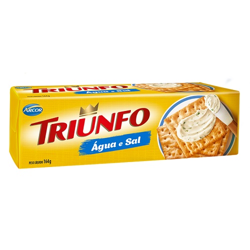 Biscoito Triunfo Água e Sal 164g