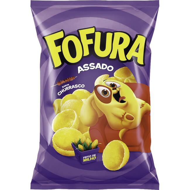 Salgadinho Lucky Fofura Churrasco 90g