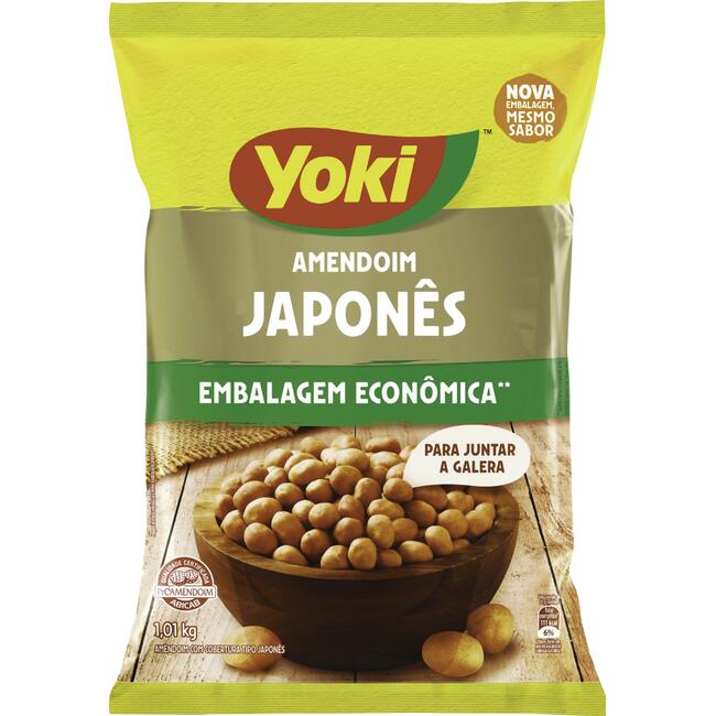 Amendoim Yoki Tipo Japonês 1,01kg