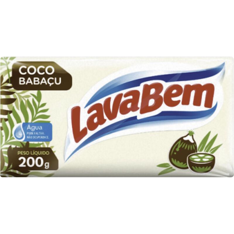 Sabão em Barra Lavabem Coco 200g