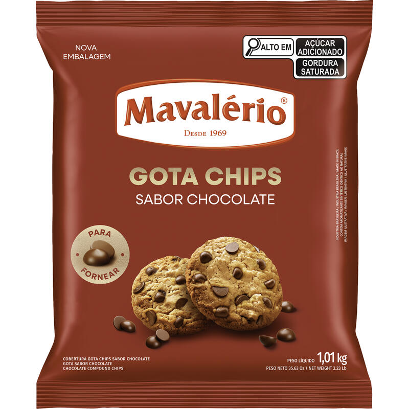 Cobertura de Chocolate Mavalério Gota Pingo 1,01kg