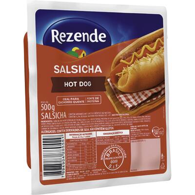 Salsicha Hot Dog Rezende Resfriada 500g