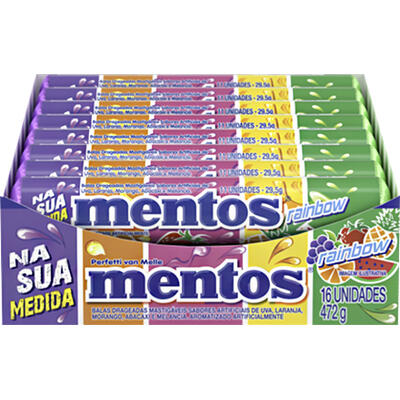 Drops Mentos Rainbow 16un