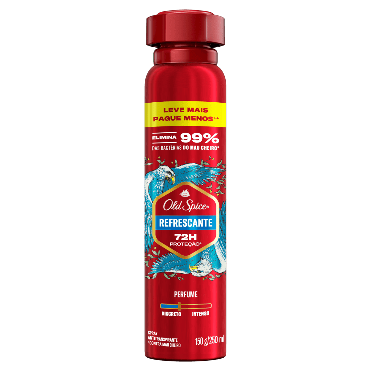 Antitranspirante Aerossol Refrescante Old Spice 250ml Spray Leve Mais Pague Menos