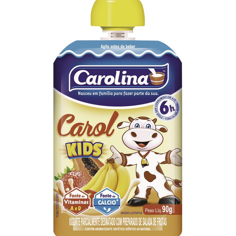 Iogurte Carolina Salada de Frutas 90g