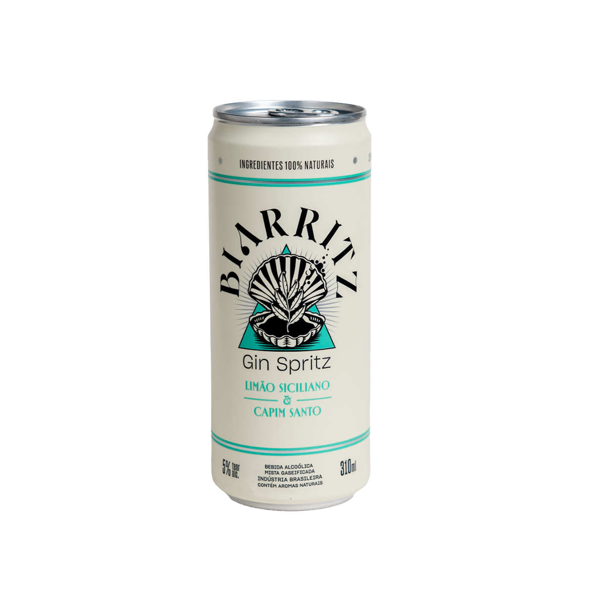 Gin Spritz Biarritz Limão Siciliano E Capim Santo Lata 310ml