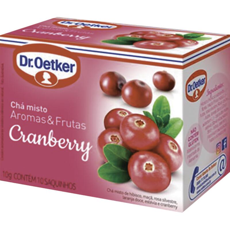Chá Dr. Oetker Cranberry 10g