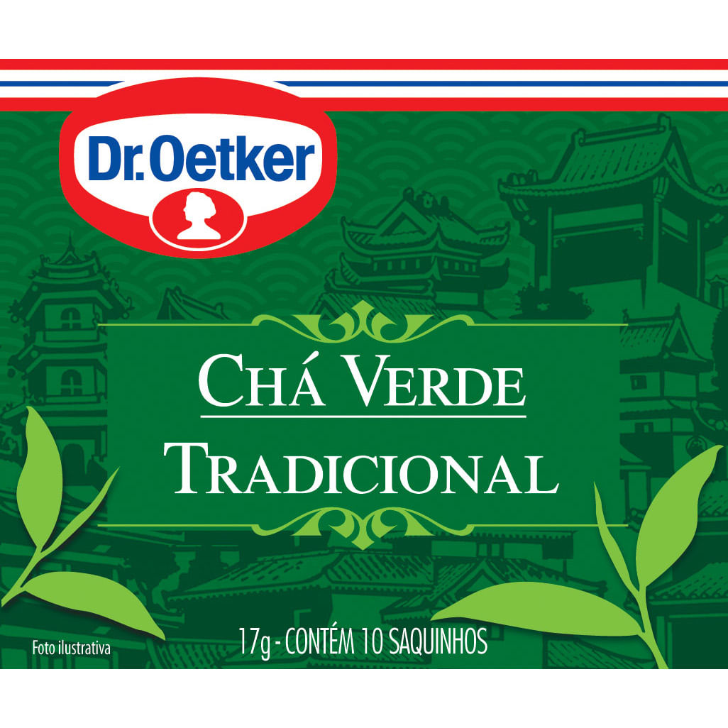 Chá DR OETKER Verde Tradicional 17g