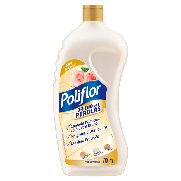 Cera Líquida POLIFLOR Incolor Brilho das Pérolas 700Ml