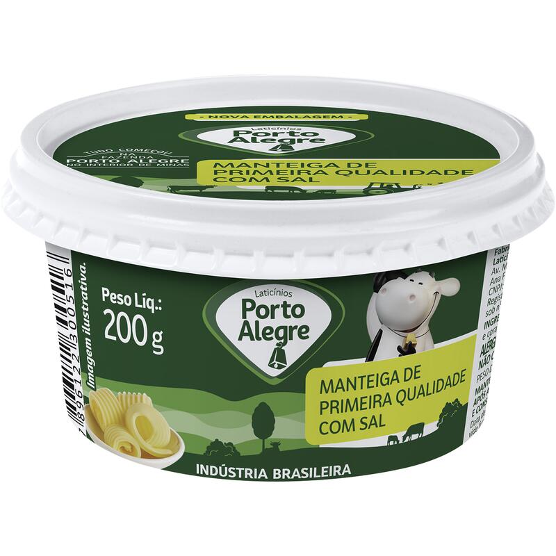 Manteiga Porto Alegre Com sal 200g