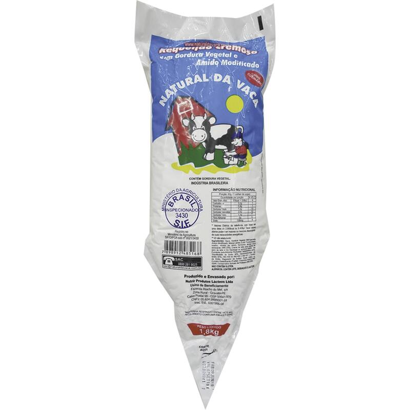 Requeijão Natural da Vaca Culinário 1,8kg