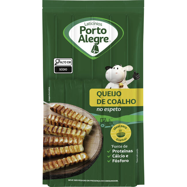 Espeto de Queijo Coalho Porto Alegre Preço por quilo no pacote