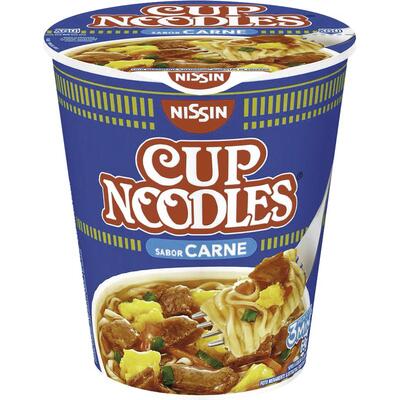 Macarrão Instantâneo Nissin Cup Noodles Carne 65g