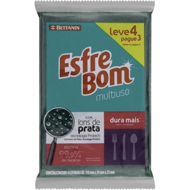 Esponja Multiuso Esfrebom 4 un