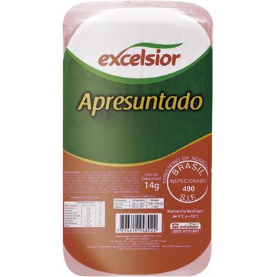 Apresuntado Excelsior Preço por quilo na peça