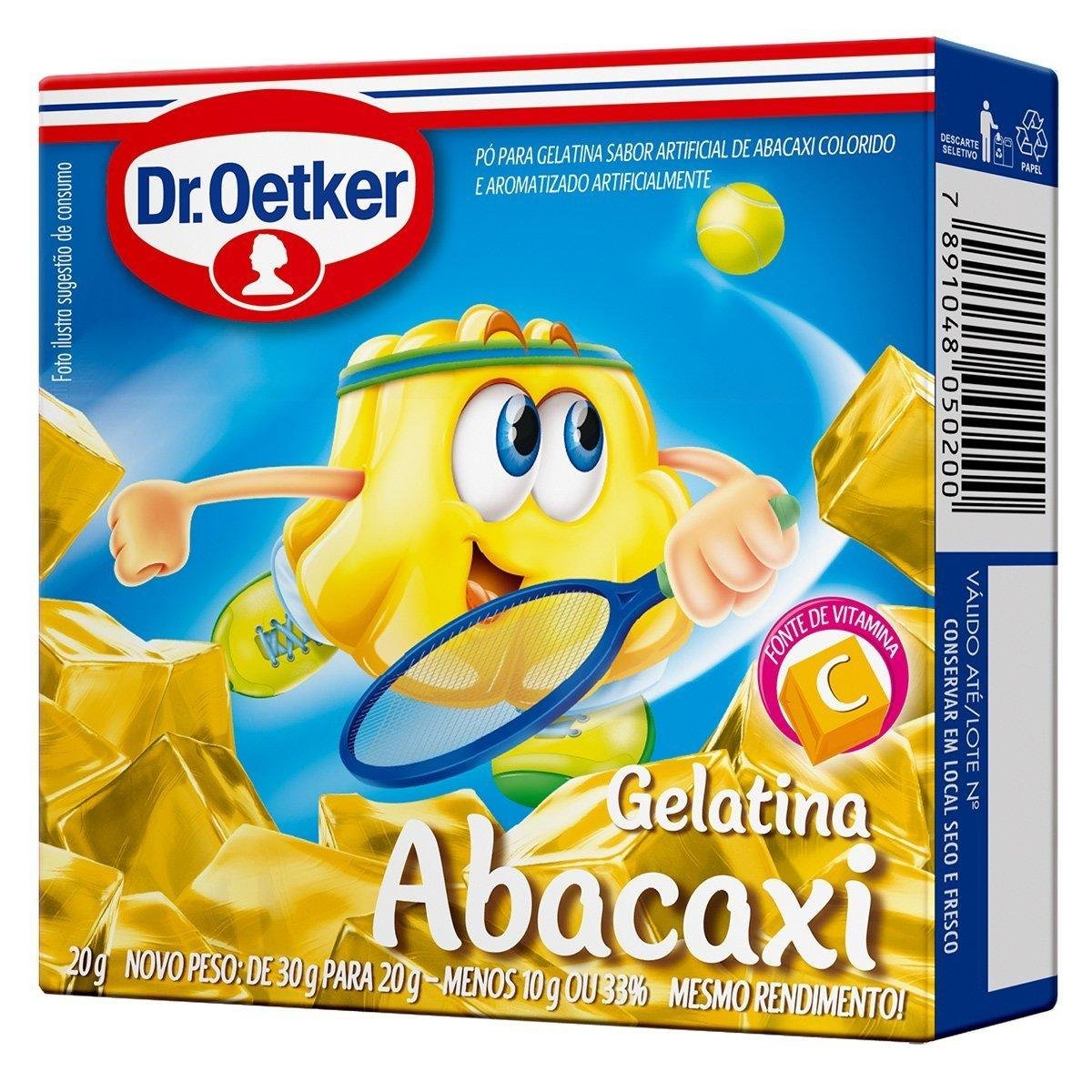 Gelatina Dr Oetker Abacaxi 20g