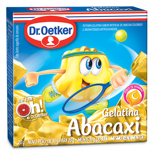 Gelatina Dr Oetker Abacaxi 20g