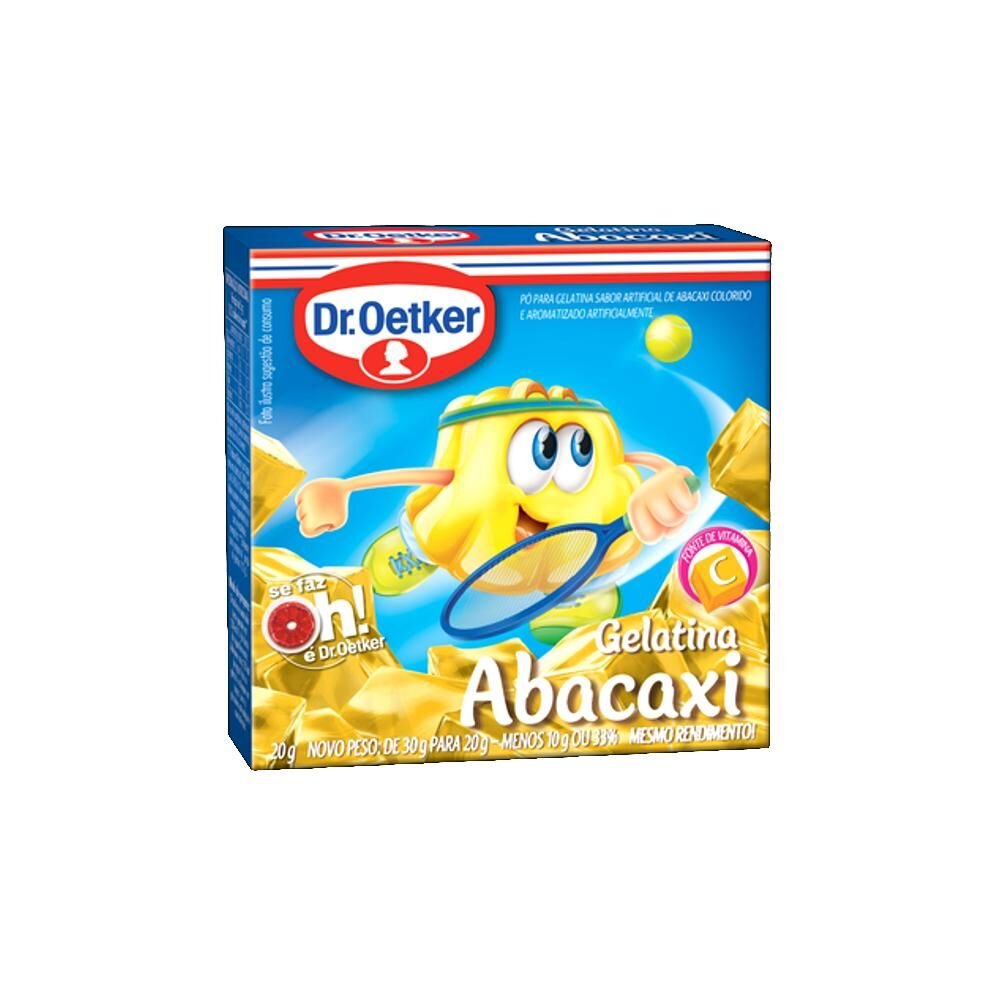 Gelatina Dr Oetker Abacaxi 20g
