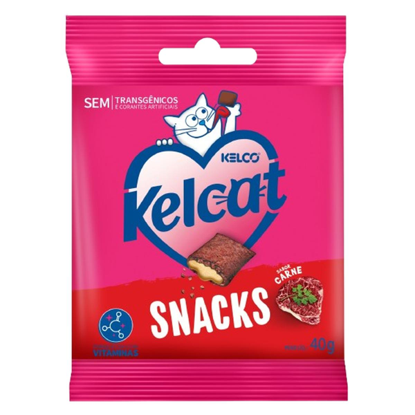 Snack Kelcat 40g - Carne