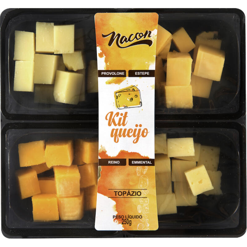 Kit Tábua de Queijos Nacon Topázio 250g