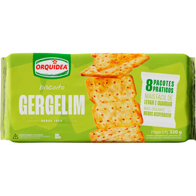 Biscoito Orquídea Gergelim 320g