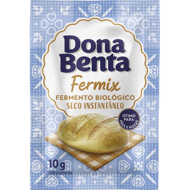 Fermento Biológico Dona Benta Seco Instantâneo Fermix 10g