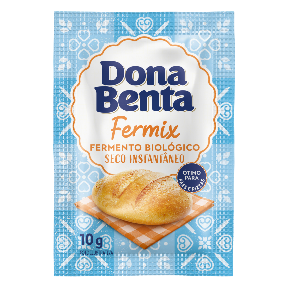 Fermento Biológico Dona Benta Seco Instantâneo Fermix 10g