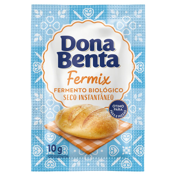 Fermento Biológico Dona Benta Seco Instantâneo Fermix 10g