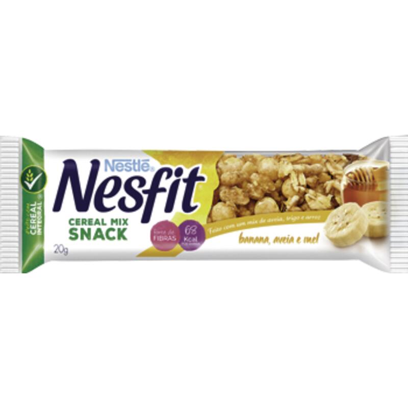 Barra Cereal Nesfit Nestlé Banana, Aveia e Mel 20g