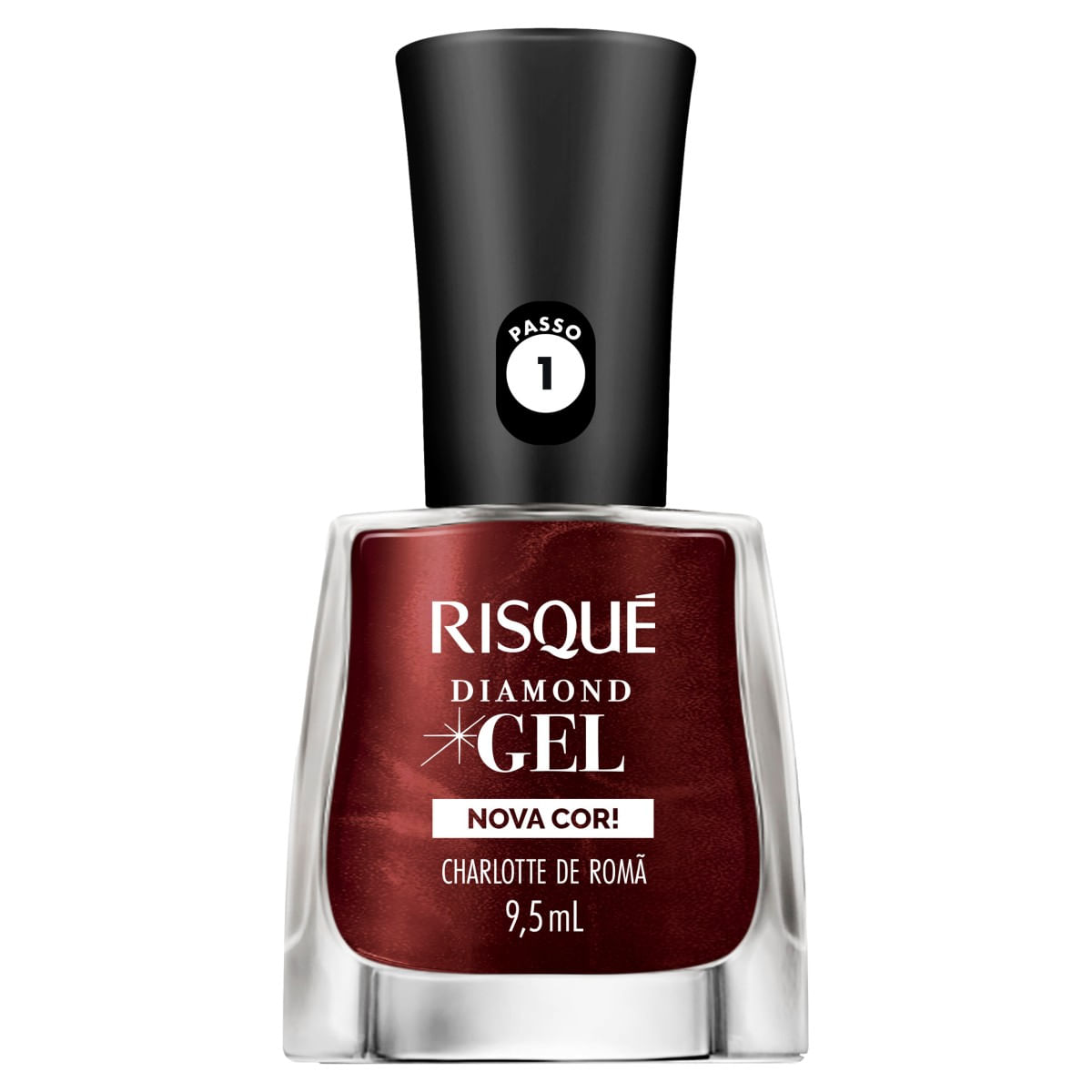 Esmalte RISQUÉ Diamond Gel Nova Cor! Charlotte de Romã 9.5ml