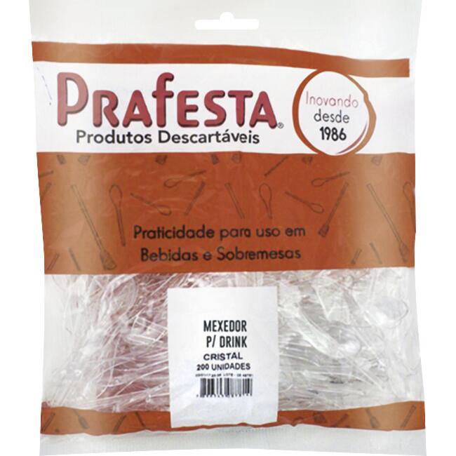 Mexedor para Drink Prafesta Cristal 200 un
