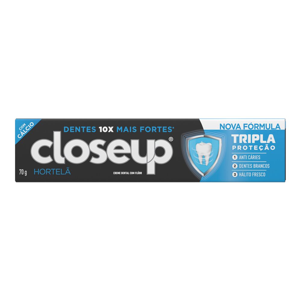 Creme Dental  Closeup Hortelã Tripla Proteção 70g