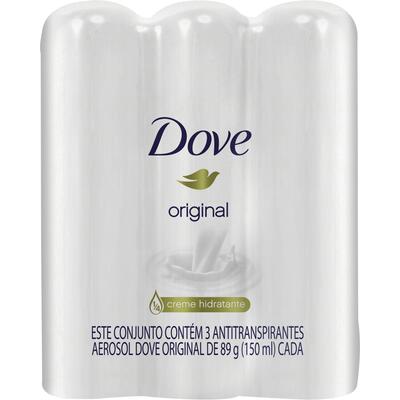 Desodorante Aerossol Dove Original 3x150ml