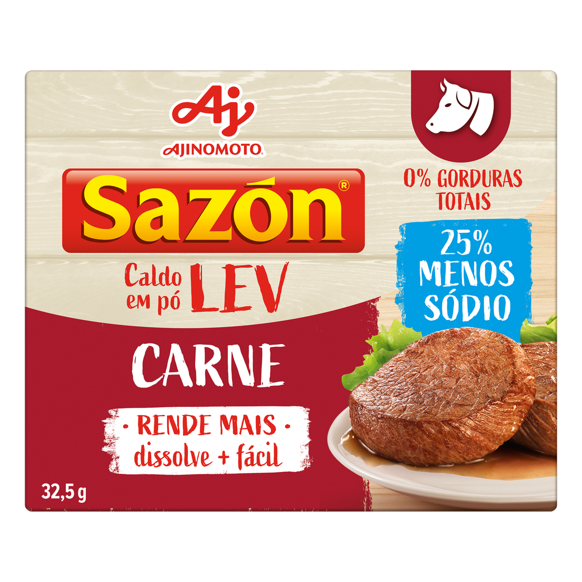 Tempero SAZÓN® Carne Sazón Lev 32,5g
