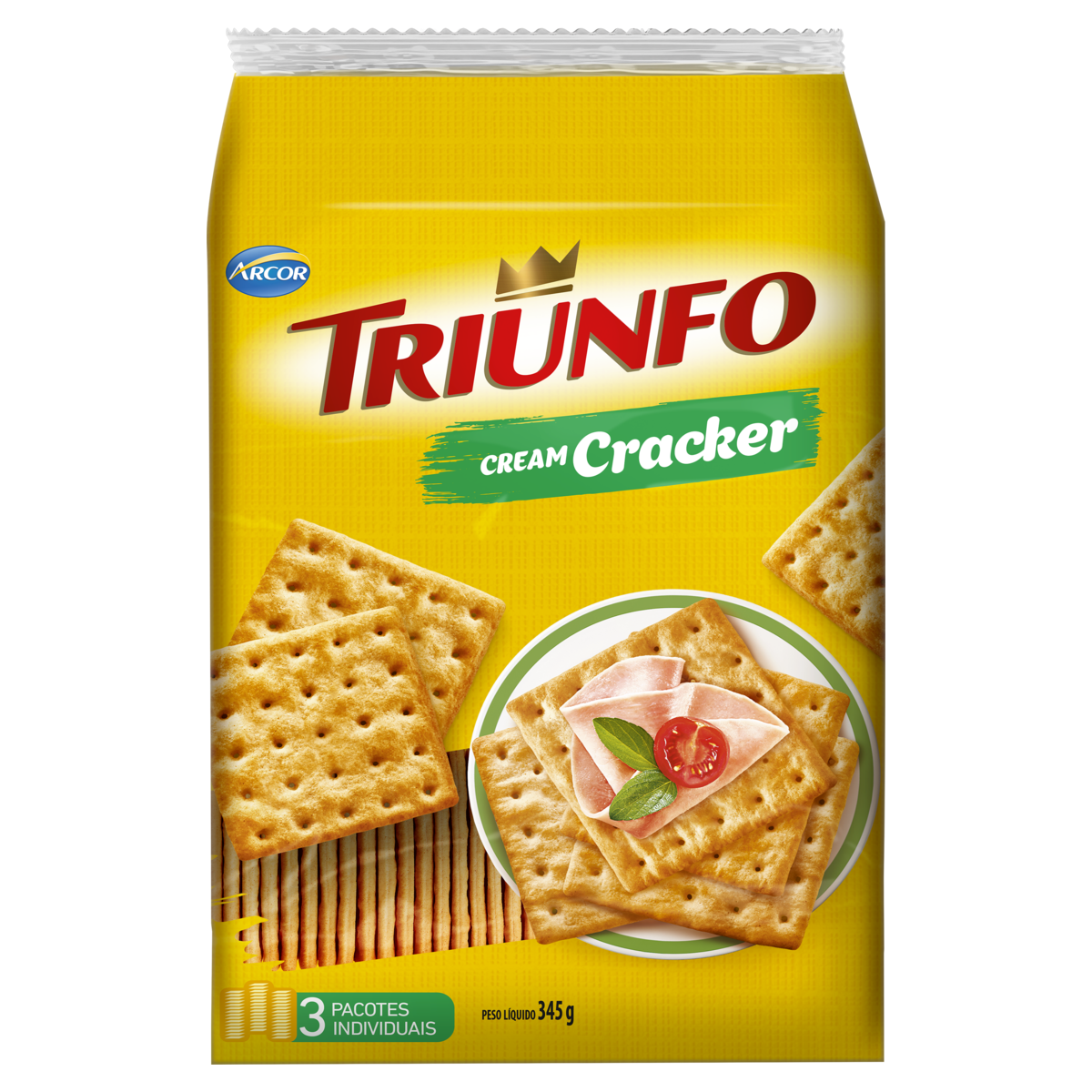 Biscoito Triunfo Cream Cracker 345g