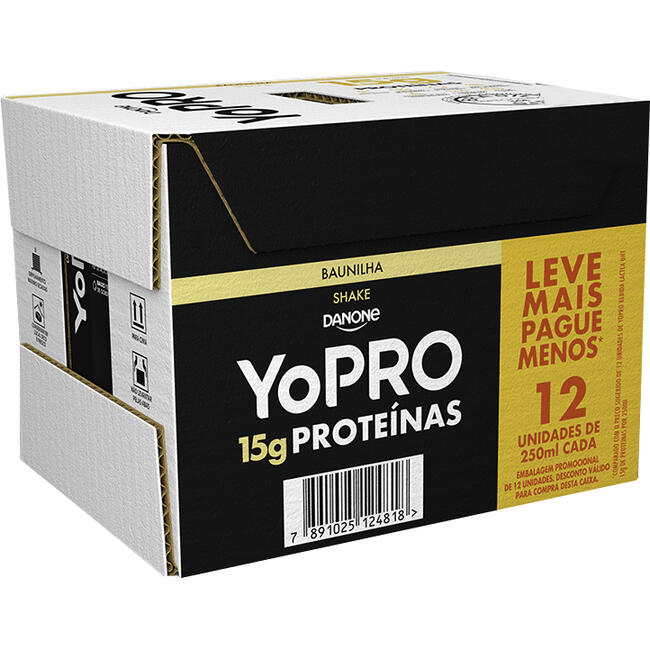Bebida Láctea YoPro Baunilha 12x250ml