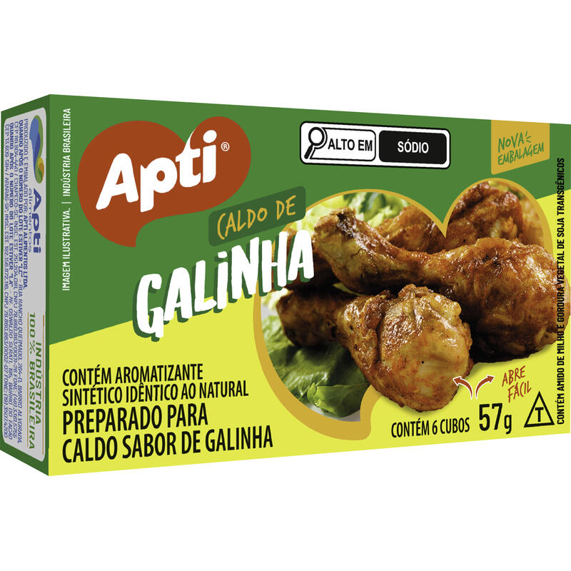 Caldo Apti Galinha 57g