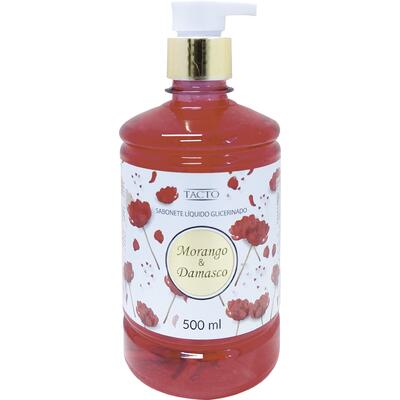 Sabonete Líquido Tacto Morango e damasco 500ml