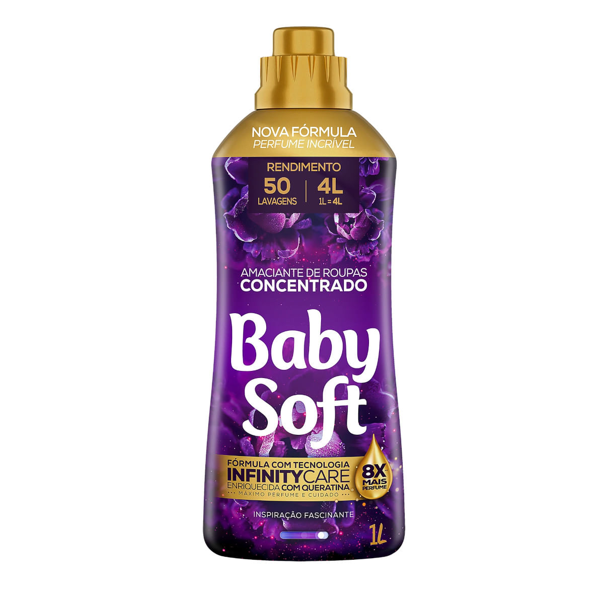 Amaciante de Roupas Concentrado BABY SOFT Inspiração Fascinante 1l