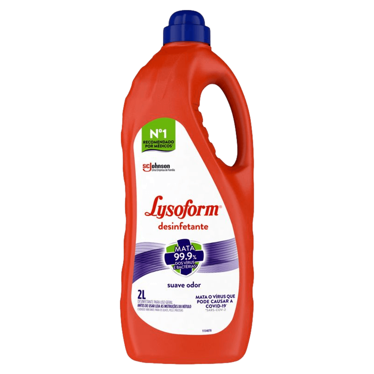 Desinfetante Uso Geral Suave Odor Lysoform Frasco 2l